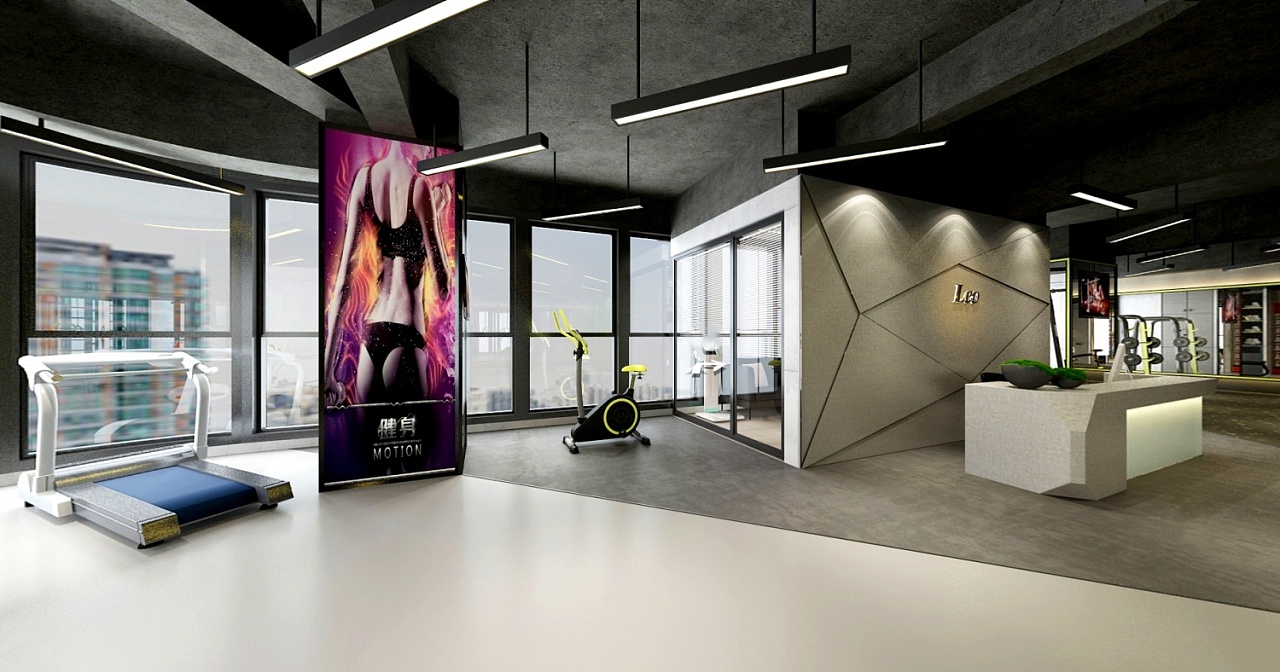 乾誉设计·刘熠作品·LEO健身工作室|空间|室内设计|乾誉设计事务所 