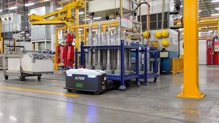 紫金奖·工业设计大赛 | 海豚之星AiTEN MP10S小海豚搬运机器人斩获优秀奖