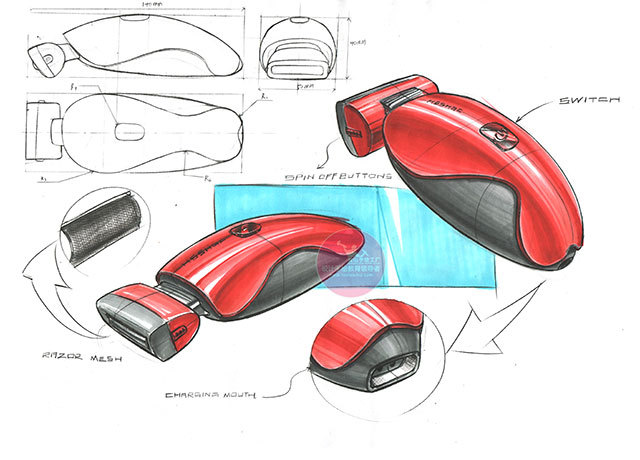 黄山手绘工厂与工业设计手绘：探索黄山的工业设计融合之路