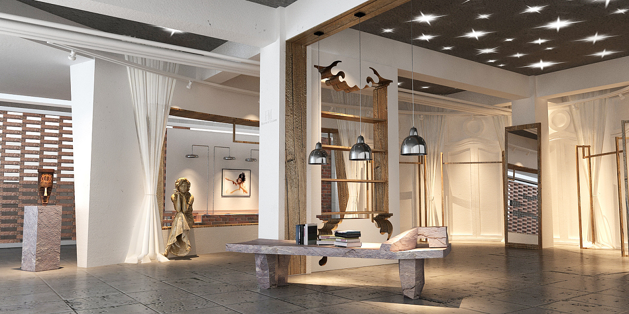 服装陈列“博物馆”设计概念 重塑空间的艺术叙事